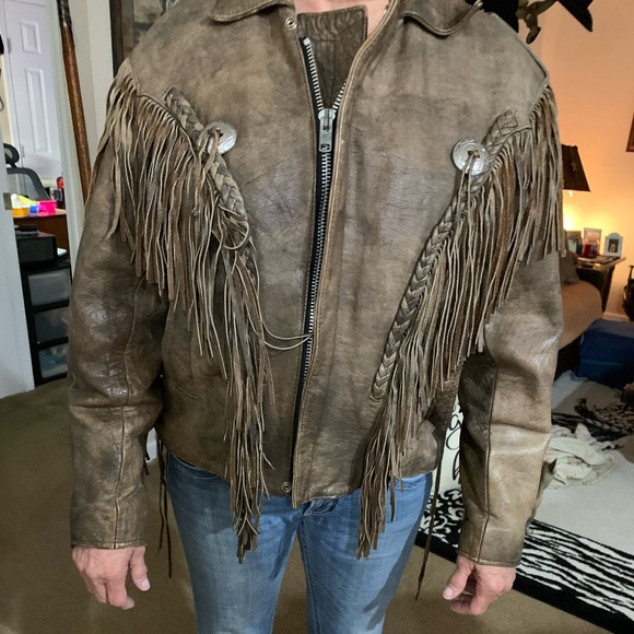 Unisex leather jacket size large - Picture 10 of 13